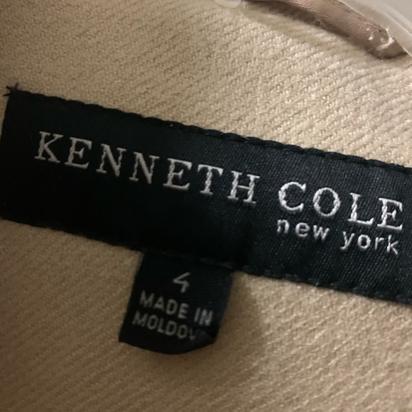 Kenneth Cole New York Oatmeal & Chocolate Coat - Picture 5 of 8